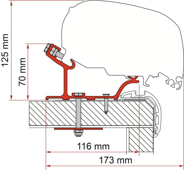 Adapter F80-F65 CarthagoMalibu 400cm (S) Online-Verkauf
