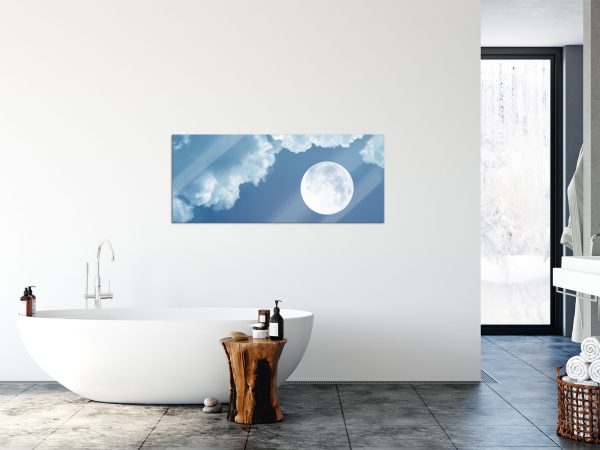 Vollmond, Glasbild Panorama Rabatt – Bild 4